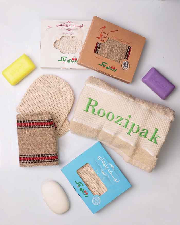 لیف پشمی لیف پشمی لایه برداری ملایم برای پوست