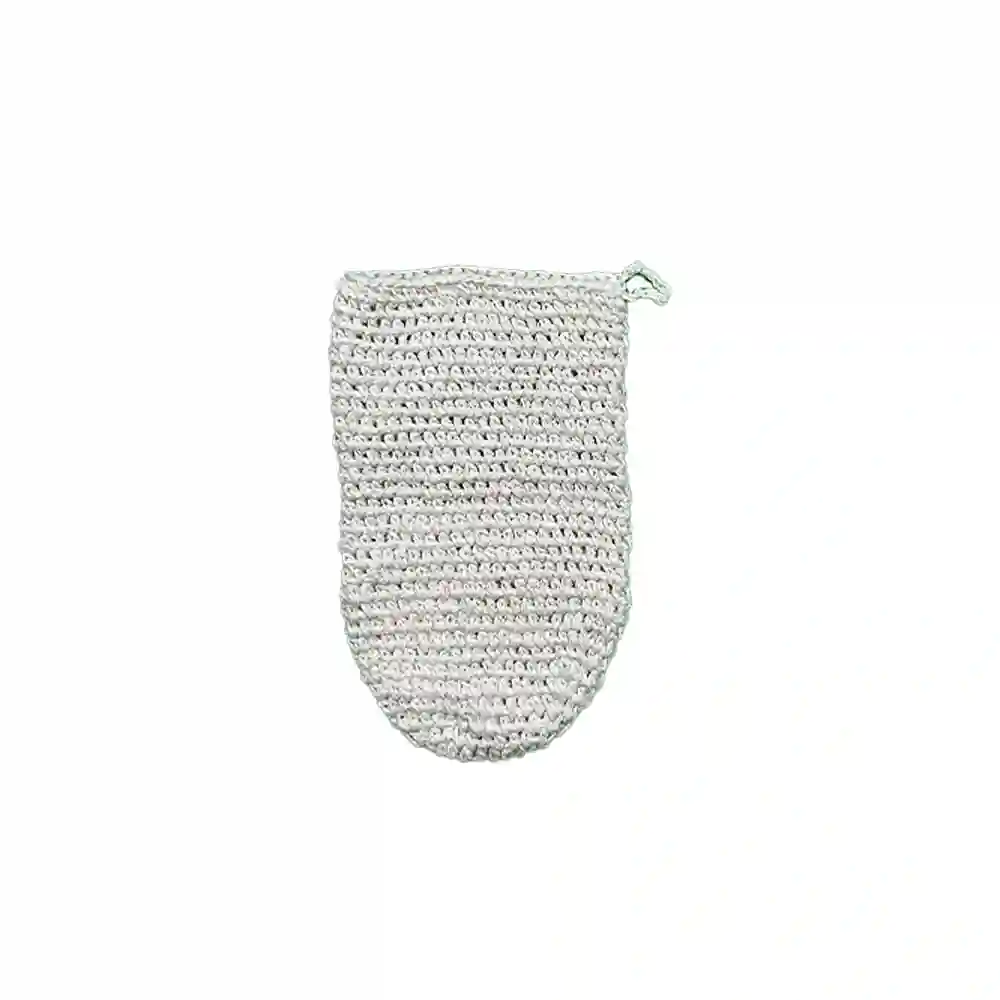 لیف ابریشمی دستی لیف ابریشمی طبیعی روزی پاک با الیاف ۱۰۰٪ ابریشم خالص مناسب پوست حساس