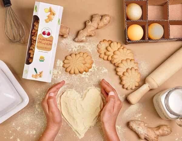 بیسکوییت زنجبیلی سالم