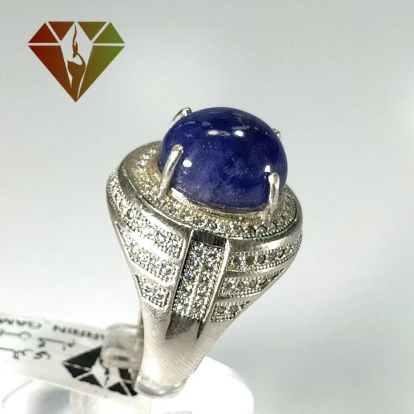 انگشتر مردانه یاقوت کبود