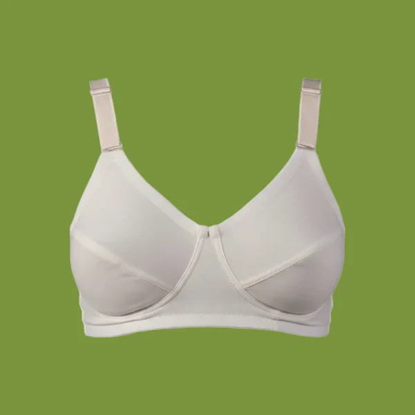 تصویر سوتین دو سایزی نخی روزی پاک رنگ طبیعی