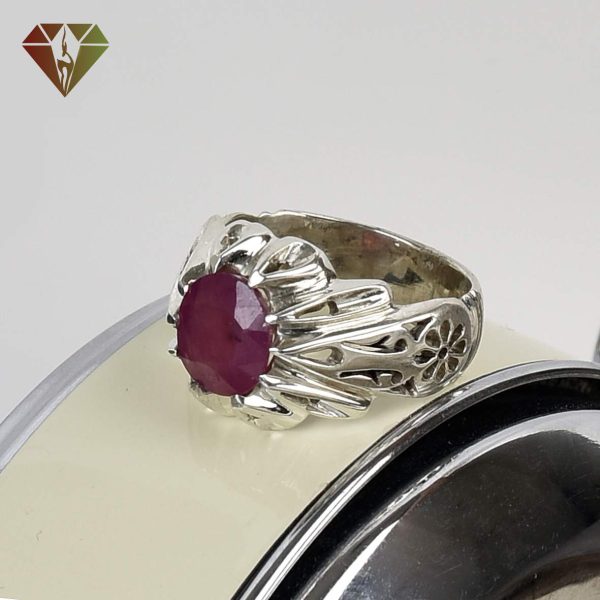 انگشتر مردانه یاقوت سرخ