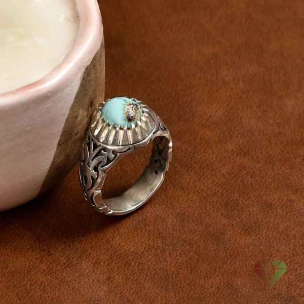 انگشتر مردانه فیروزه