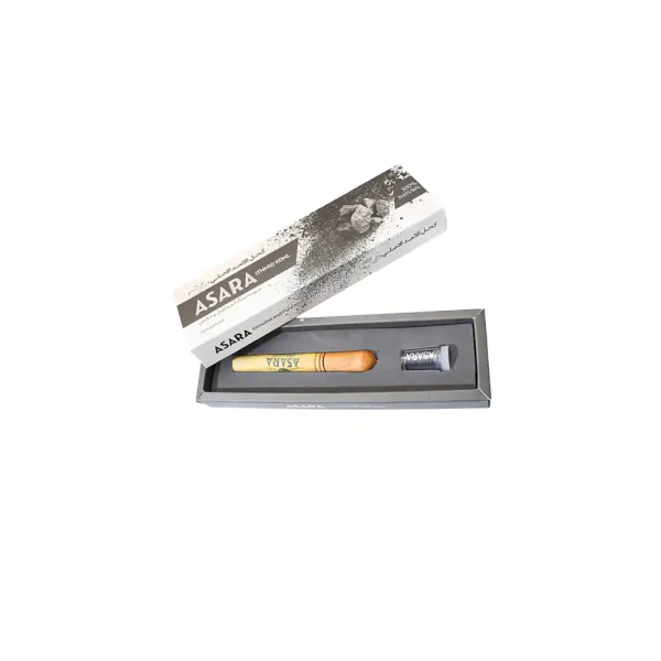 سرمه و سرمه دان سنگ اثمد روزی پاک – محصول ارگانیک برای تقویت بینایی و رشد مژه